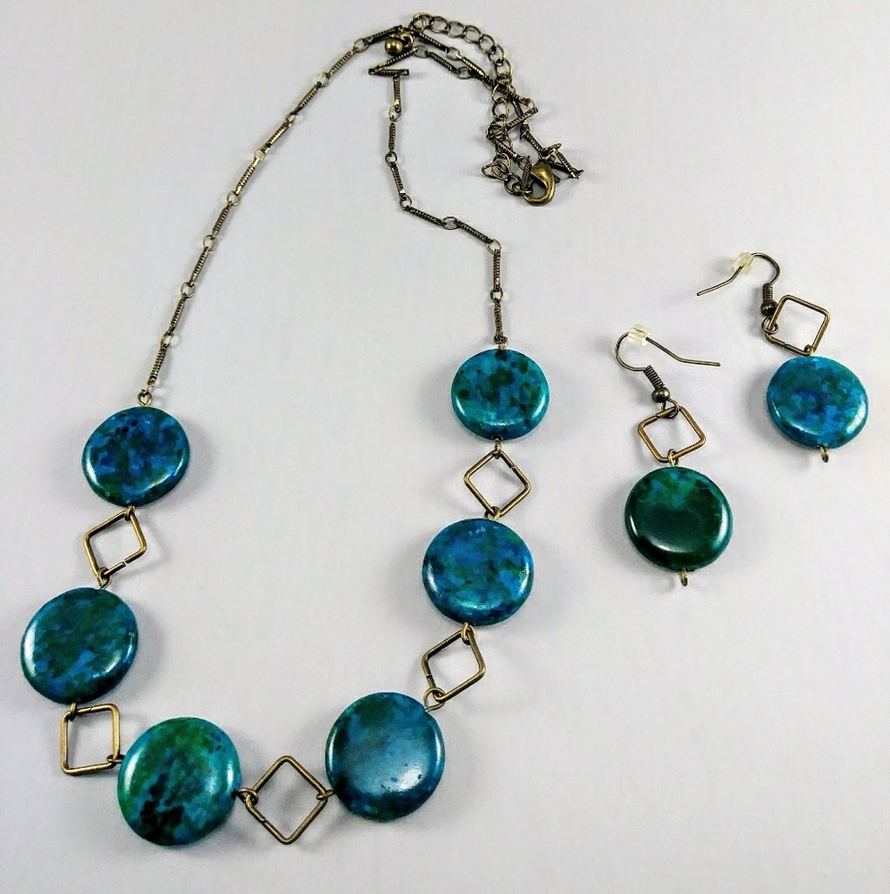 Beautiful turquoise Necklace Set